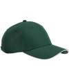 BB195R B195R Beechfield Team Sports-Tech Cap Bottle Green / White colour image
